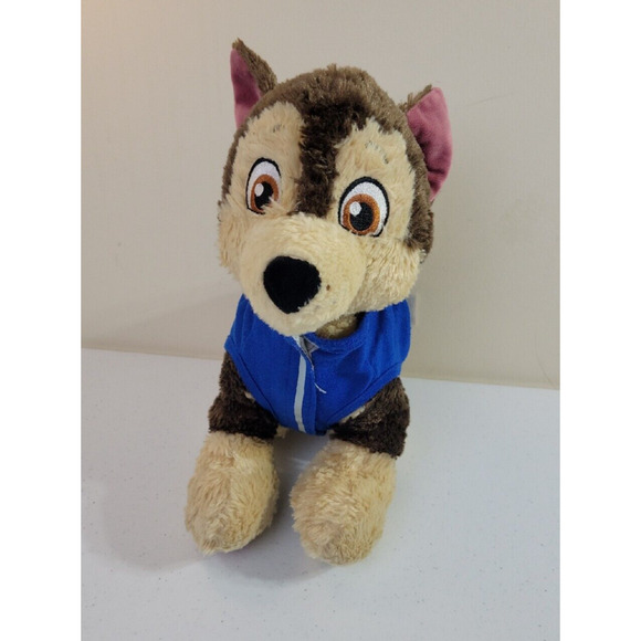 Build A Bear BAB Paw Patrol Chase Dog Cute Plush Stuffed Animal Toy 14" - Picture 2 of 13